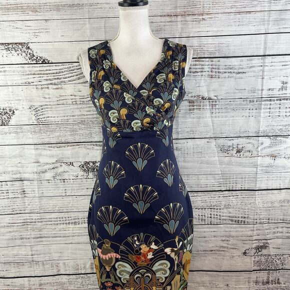 Disney FANTASIA Sorcerer Mickey The Dress Shop sz Small Sorcerer’s Apprentice - Picture 3 of 16